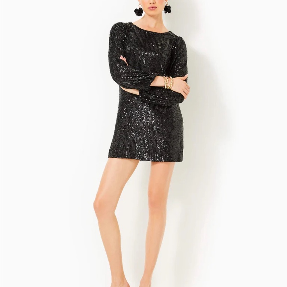 Lily Pulitzer Long Sleeve Sequin Romper